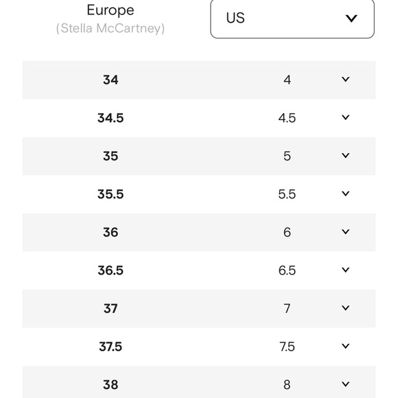 Stella McCartney White Faux Leather Elyse Platform Sneakers Size 38 - Picture 12 of 12